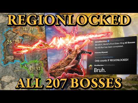 I No Hit ALL 207 Bosses (+DLC) While REGIONLOCKED (World's First)