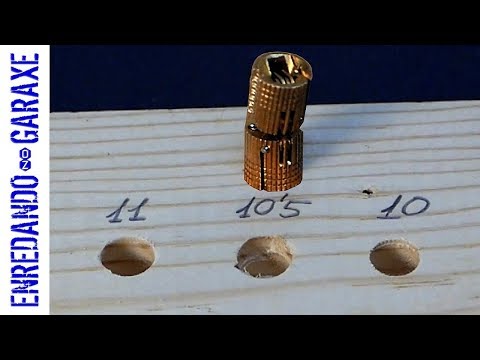 Installing concealed barrel hinges