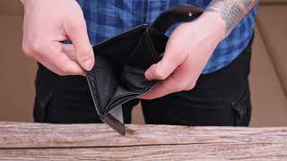 Зручний невеликий жіночий гаманець з натуральної шкіри Canpellini 21668 чорний