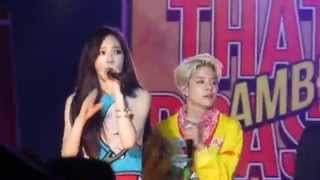 Download lagu [FANCAM] 150321  f(x) AMBER ft.SNSD TAEYEON - Shake That Brass @ SMTOWN  in TAIWAN mp3