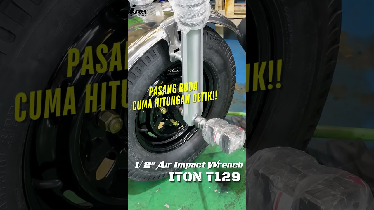 🔥 Pasang Baut Roda? Hitungan Detik Saja! - Air Impact Wrench 1/2" ITON T129