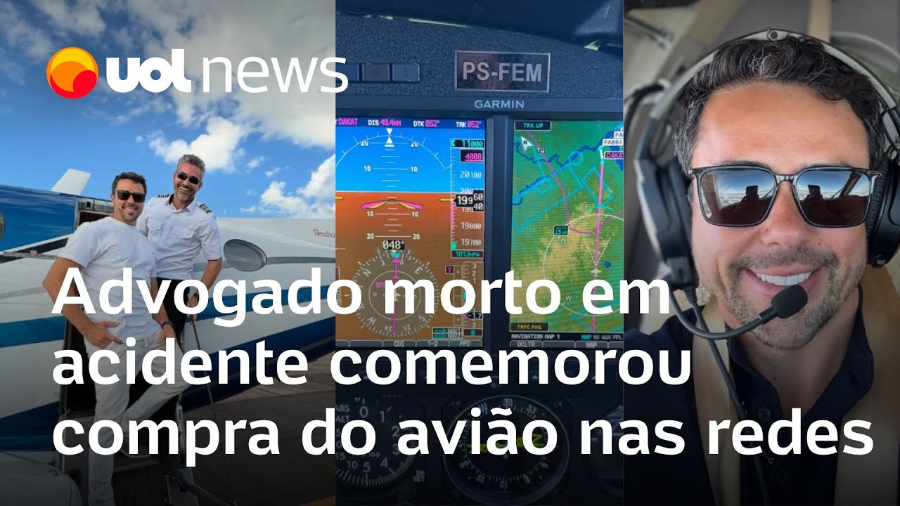Avião cai na Barra Funda: Advogado que morreu em acidente postou fotos e vídeos da aeronave; veja