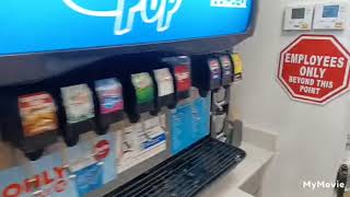 Review inside of Circle K C-Store and Exterior of Mobil Gas Station in Banning California 