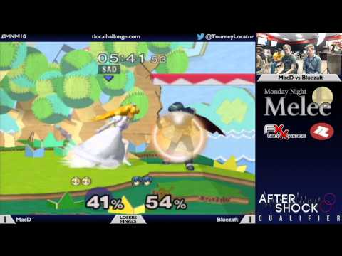 MNM10 Melee - MacD (Falco, Peach) vs Bluezaft (Marth) - Losers Finals