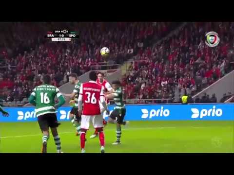 Golo de Raúl Silva: Braga (1)-0 Sporting (Liga 28ª J)