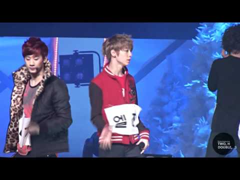 [Fancam] 120106 TEEN TOP (틴탑) L.Joe - CARZY @ Music Bank Rehearsal