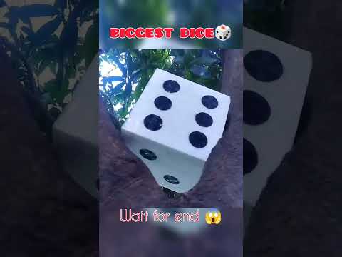 world biggest dice🎲 😱#shorts #trending #viral #experiment #mrpowerdkv #youtubeshorts #games