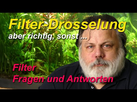 Filter drosseln aber richtig. Kann die Drosselung der Pumpe schaden? Kavitation.