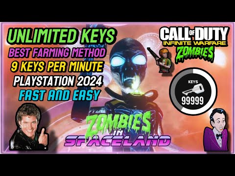 The BEST & FASTEST Key Farming Method In Infinite Warfare Zombies For PlayStation (2024)