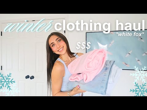HUGE winter clothing haul 🌟 *white fox boutique*