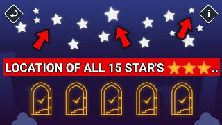 Location of All 15 🌟 Star's in Prince Castel || Tricky Castle Gameplay