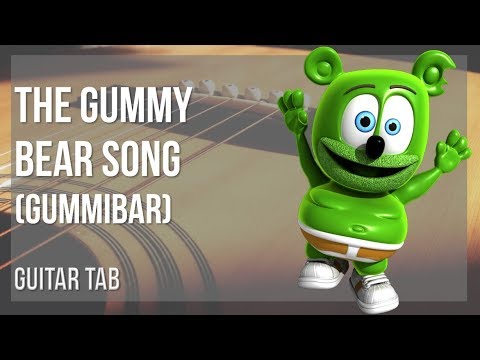 Guitar Tab: How to play The Gummy Bear Song by Gummibar