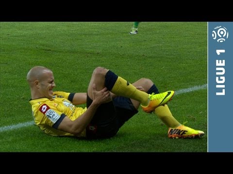 Double fracture terrible pour Guerbert - (Sochaux - Saint-Etienne) - 2013/2014