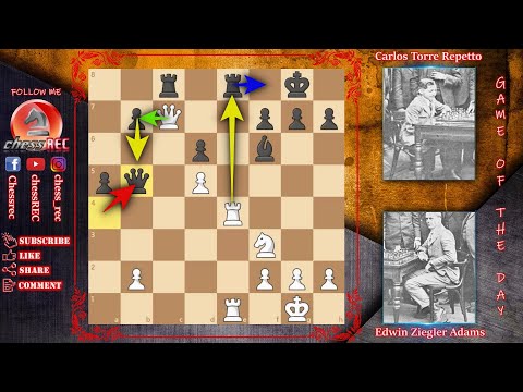 "Take my wife. Please!" | Edwin Ziegler Adams vs Carlos Torre Repetto | 1920 | 30