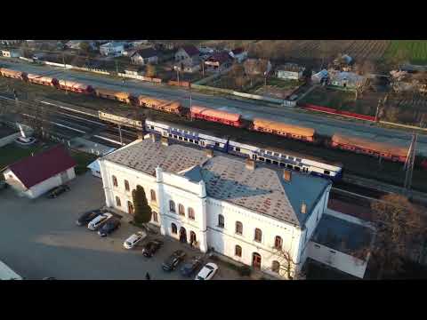 Gara Verești: O privire de sus în aprilie 2024