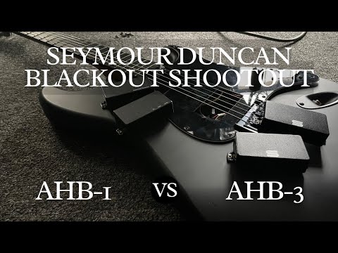 Seymour Duncan AHB-1 vs AHB-3 Active Pickup Shootout