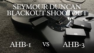 Video thumbnail for Seymour Duncan AHB-1 vs AHB-3 Active Pickup Shootout by persona non grata.