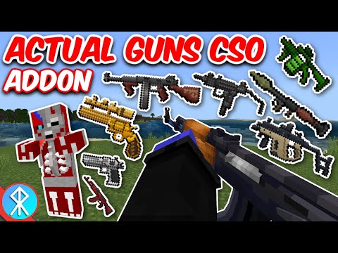 ACTUAL GUNS CSO Addon | Bedrock Minecraft