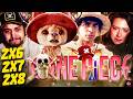 ONE PIECE SEASON 2 EPISODES 6 7 8 FINALE REACTION FIRST TIME WATCHING NETFLIX LIVE ACTION