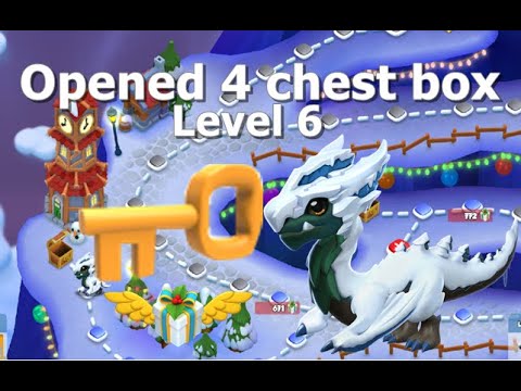 Opened 4 chest box in Level 6-Blizzard Buddies Castle Event | DML
