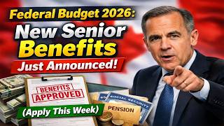 🚨 Federal Budget 2026: New Senior Benefits Announced – What You Can Apply For Now
