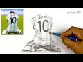 How To Draw Lionel Messi | Drawing of Messi