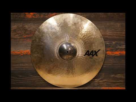 SOLD - Sabian 22" AAX Thin Ride Cymbal - 2356g