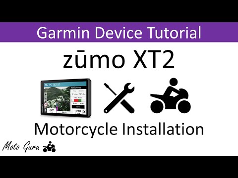 How to install a Garmin Zumo XT2 on a Motorcycle
