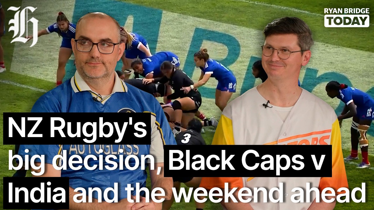 Sport Panel: NZ Rugby's big decision, Black Caps v India and the weekend ahead | Ryan Bridge TODAY