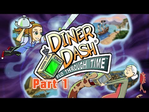 Diner Dash: Flo Through Time | Gameplay Part 1 (Level 1 to 3) Caveman Café