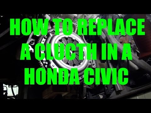 How to replace a clutch on a 2001 to 2005 Civic