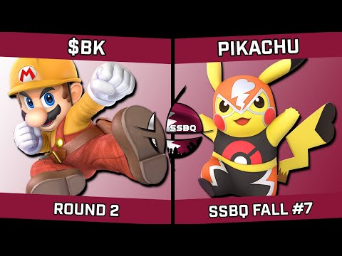 $BK (Mario/Fox) vs Pikachu (Pikachu) - SSBQ Fall #7