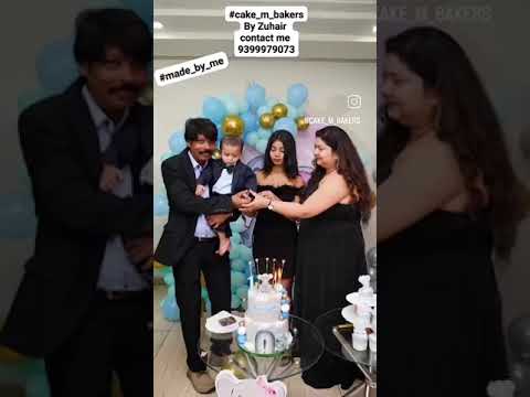 Elephant cake #semifondantcake #lesscreamcake #twotiercakedesign