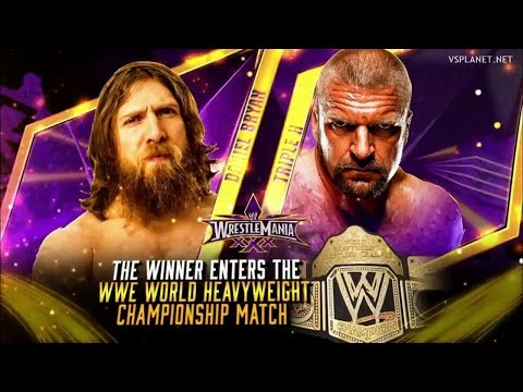 DANIEL BRYAN VS TRIPLE H WRESTLEMANIA 30 HIGHLIGHTS