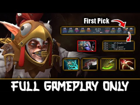 Meepoku forgot queue all roles, but thankfully my team let me play mid🤡- Meepo Gameplay#1030