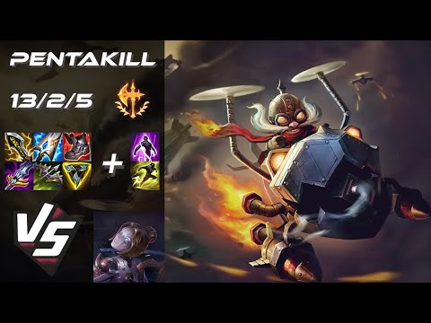 MID Corki vs Orianna [PENTAKILL] - NA Grandmaster Patch 25.24