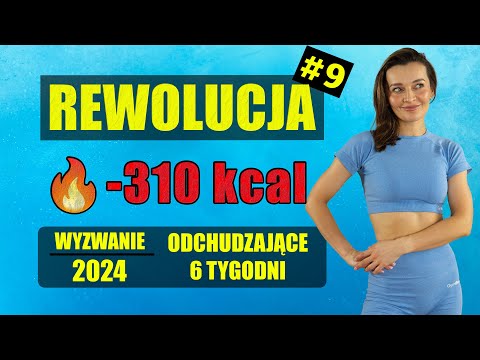 WYZWANIE Odchudzające REWOLUCJA 🔥Trening 9 -310 KCAL (bez maty)