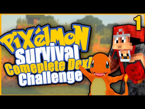 Minecraft Pixelmon LET'S GO! - Quest for the Complete Pokedex! Episode 1