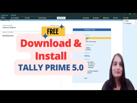 How to Download, Install and Activate Tally Prime 5.0 | Latest Tally Version download in free|