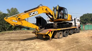 Download the video "Finally We Purchased New Excavator JCB NXT 205 | New Pocklan Excavator on Truck | Happy Diwali 2024"