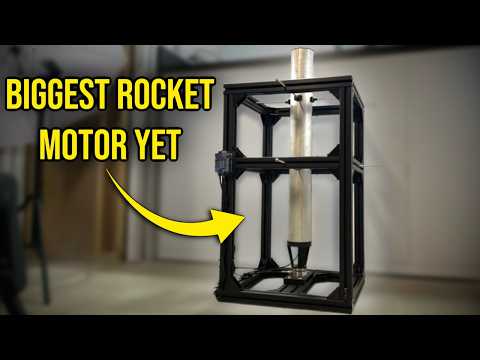How I Built a Rocket Motor Test Stand - MEGAx Ep 4