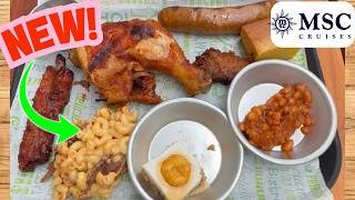 MSC Seashore NEW Dining Venue | We Try Red Cactus BBQ and Ribs
