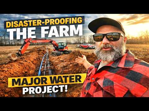 What Happens When a Farm Loses Water? HUGE Water Project Today on the farm!