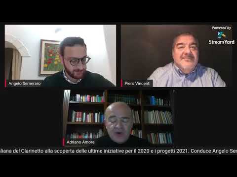 INCONTRI CON IL MAESTRO-2: Accademia Italiana del Clarinetto - ClarinetOnline 8 dicembre 2020