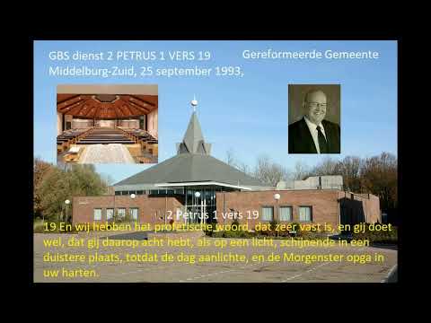 𝐃𝐬 𝐒𝐩𝐚𝐚𝐧𝐬__𝟐 𝐏𝐞𝐭𝐫𝐮𝐬 𝟏__𝐆𝐁𝐒__Gereformeerde Gemeente__Middelburg - Zuid.
