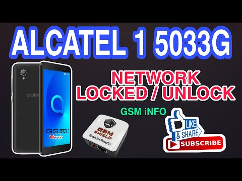 ALCATEL 1 (5033G) NETWORK LOCK [SIM LOCK] UNLOCK DONE BY GSMSHIELD BOX