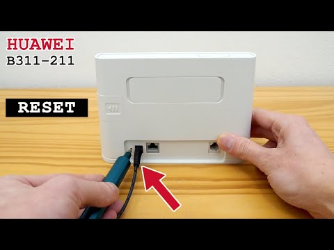Huawei B311-211 4G Router Wi-Fi • Factory reset