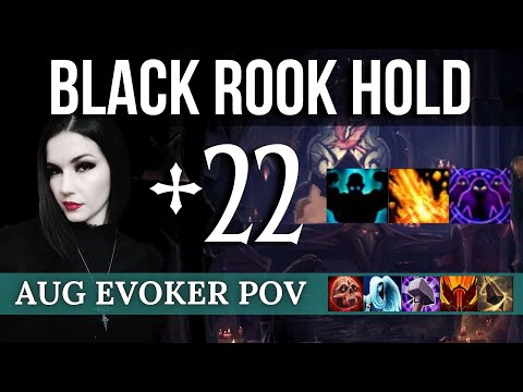 Augvoker Gameplay: +22 Black Rook Hold, Fortified Volcanic Spiteful, M+ Dragonflight S3
