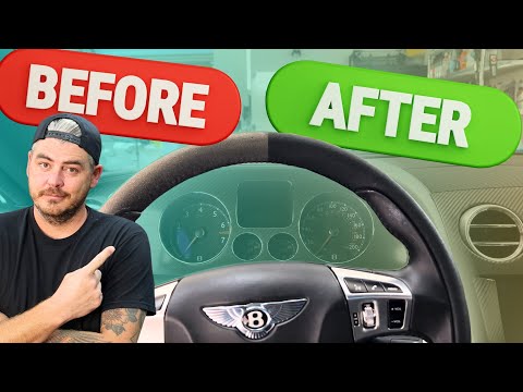 How to Clean a Dirty Steering Wheel - ALCANTARA VS SUEDE VS LEATHER