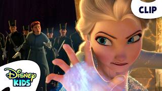 Download lagu Elsa Faces Hans At Her Ice Palace 🧊⛄ | Frozen | @disneykids mp3